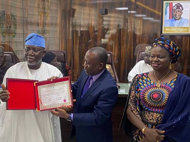 Ondo Governorship Election: Aiyedatiwa receives certificate of return
