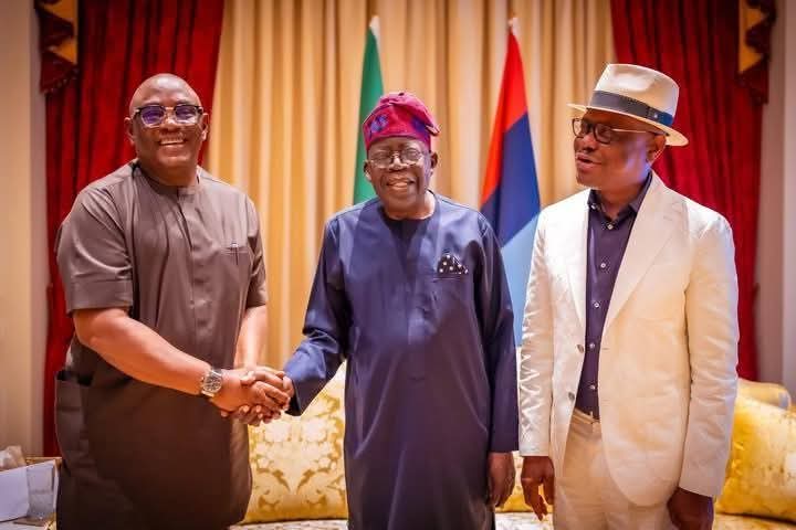Wike introduces Marcus Nle Ejii to President Tinubu